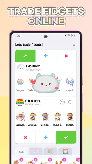 Fidget Town - Fidget trading Ảnh chụp màn hình 4