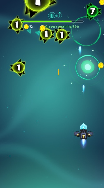 Virus War - Weltraum Screenshot 1