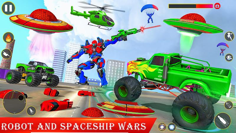 Spaceship Robot Transform Game Tangkapan skrin 1