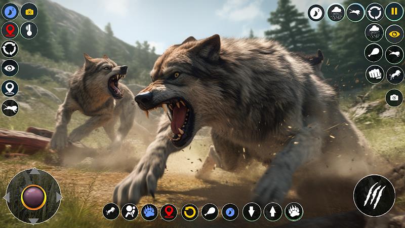 Wolf Simulator: Wild Wolf Game Capture d'écran 4