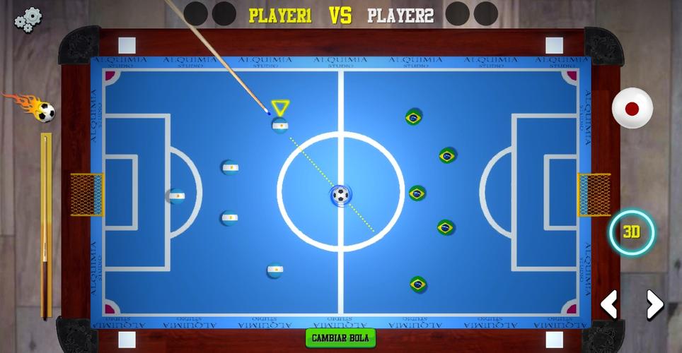 FOOTPOOL:  Soccer & billiards Screenshot 1