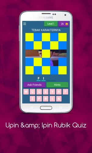 Upin & Ipin Rubik Quiz Screenshot 4