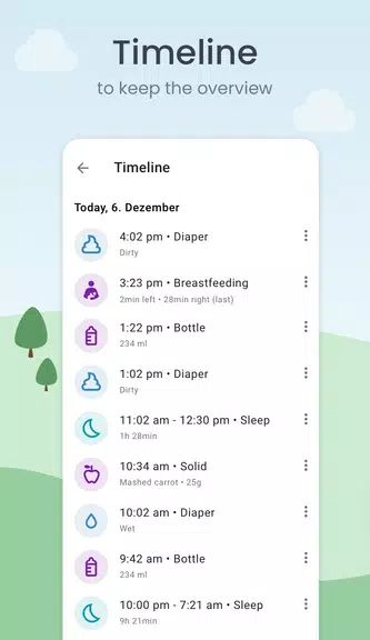 Baby Tracker: Sleep & Feeding ภาพหน้าจอ 3