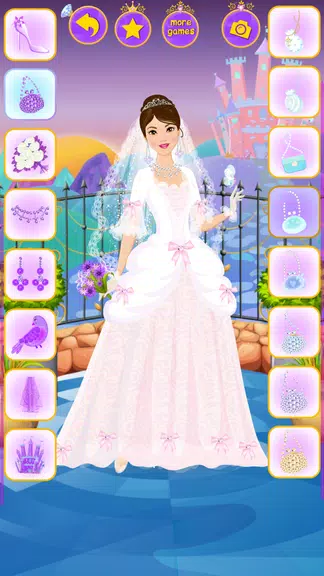 王女結婚式ドレスアップ - 女の子のゲーム スクリーンショット 4