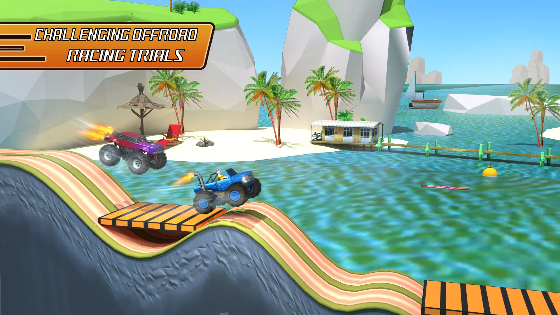 Uphill Racing - Hill Jump Game Tangkapan skrin 3