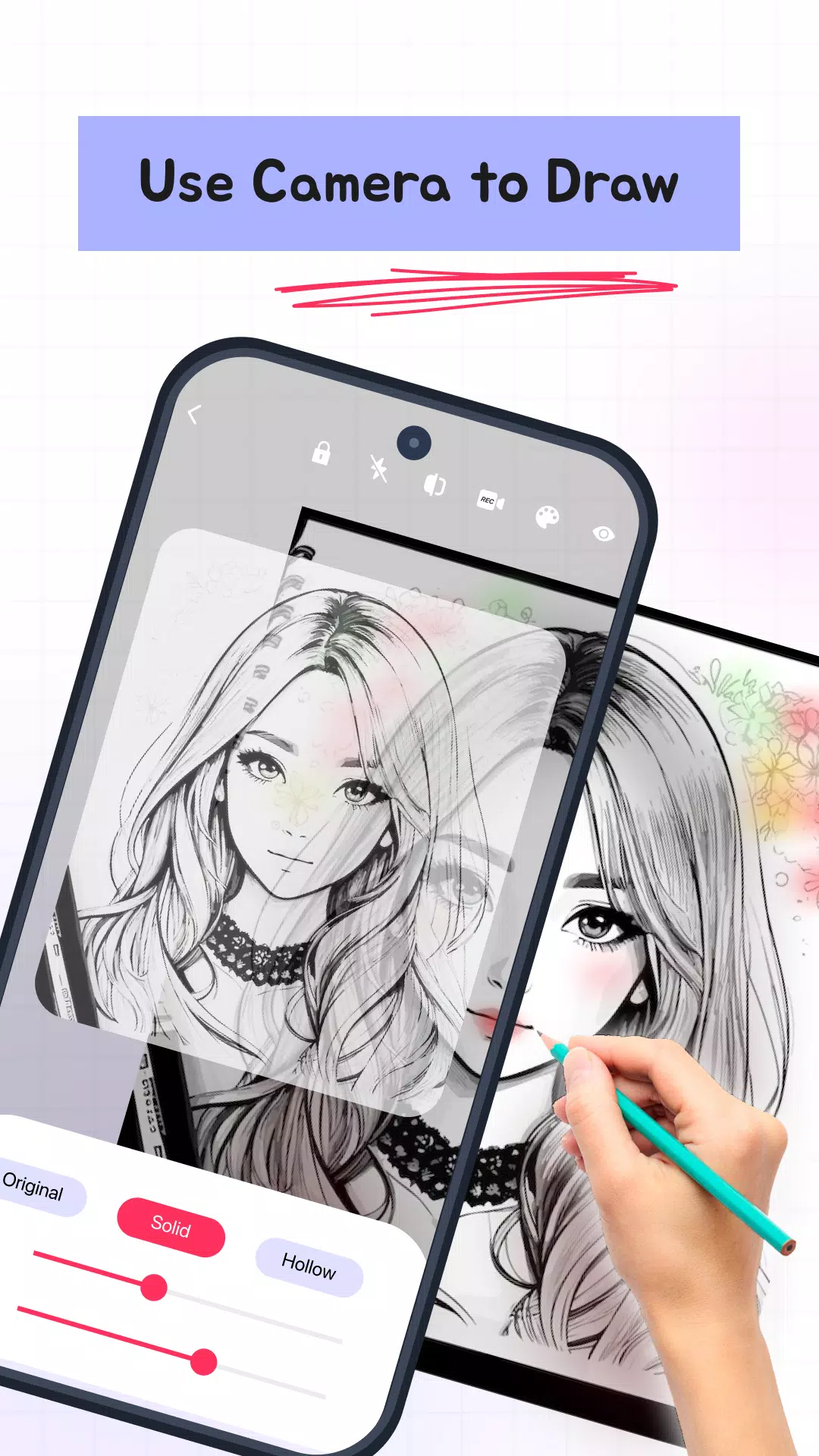 AR Drawing: Anime Sketch ဖန်သားပြင်ဓာတ်ပုံ 1