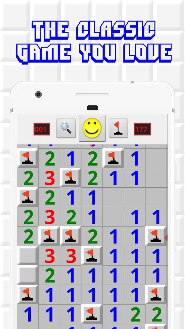 Minesweeper for Android ဖန်သားပြင်ဓာတ်ပုံ 1