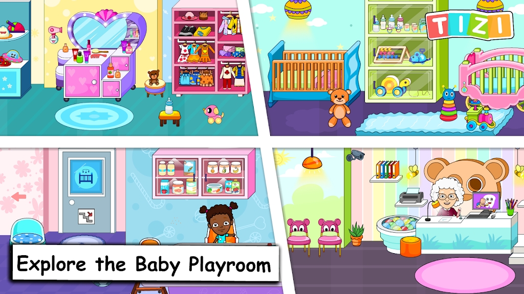 My Tizi Town Daycare Baby Game स्क्रीनशॉट 2