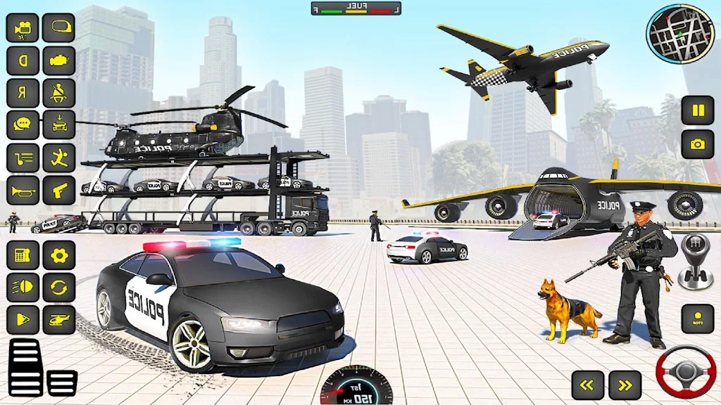 Schermata Police Truck Transport Game 2