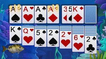 Solitaire Fish World-OceanTrip ภาพหน้าจอ 2