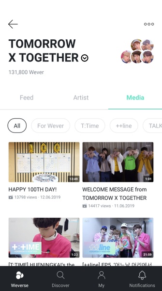 weverse Capture d'écran 4