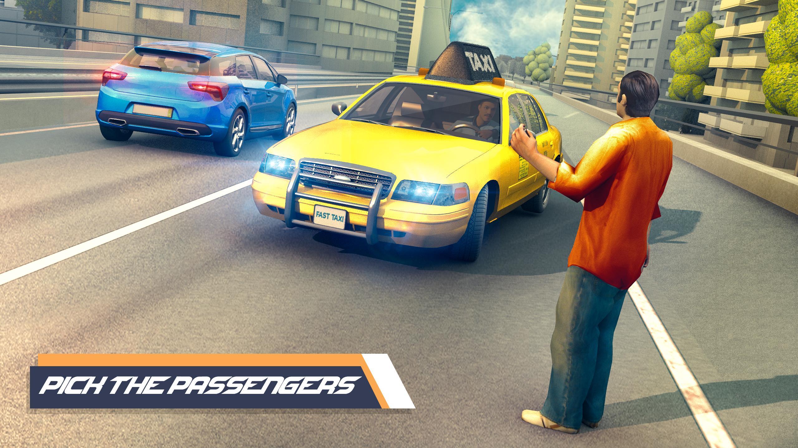 US City Taxi Games - Car Games Ảnh chụp màn hình 1