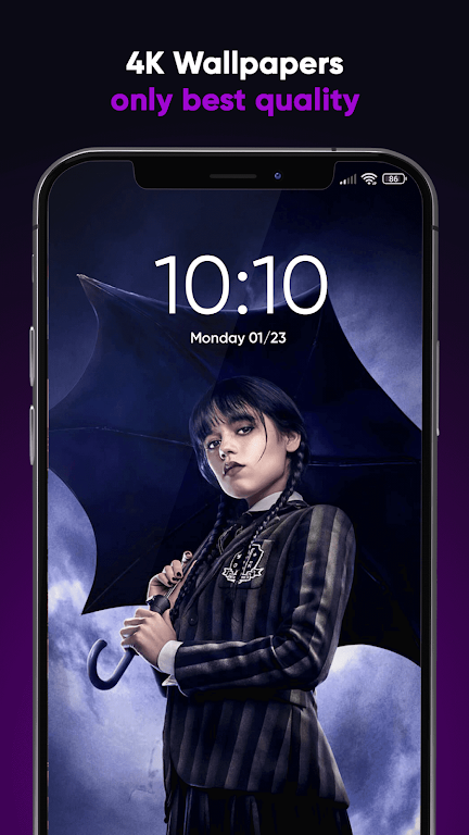 Wednesday Addams Wallpapers HD應用截圖第2張