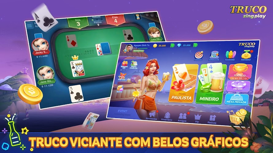 Truco ZingPlay: Jogo de cartas Schermafbeelding 3