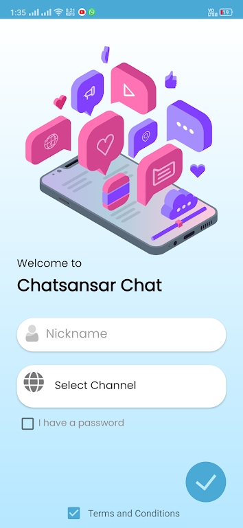 Schermata ChatSansar 1