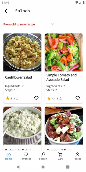 Easy Recipes. Recipe Book Captura de tela 2