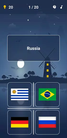 Flag quiz - Country flags ภาพหน้าจอ 1