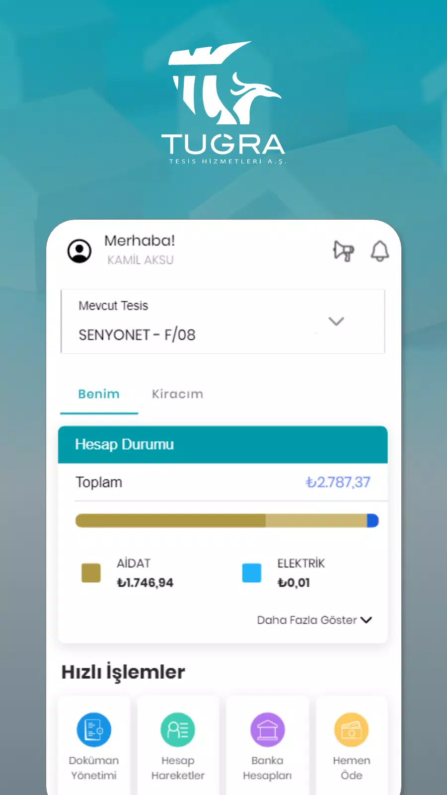 Tuğra Yönetim Screenshot 2