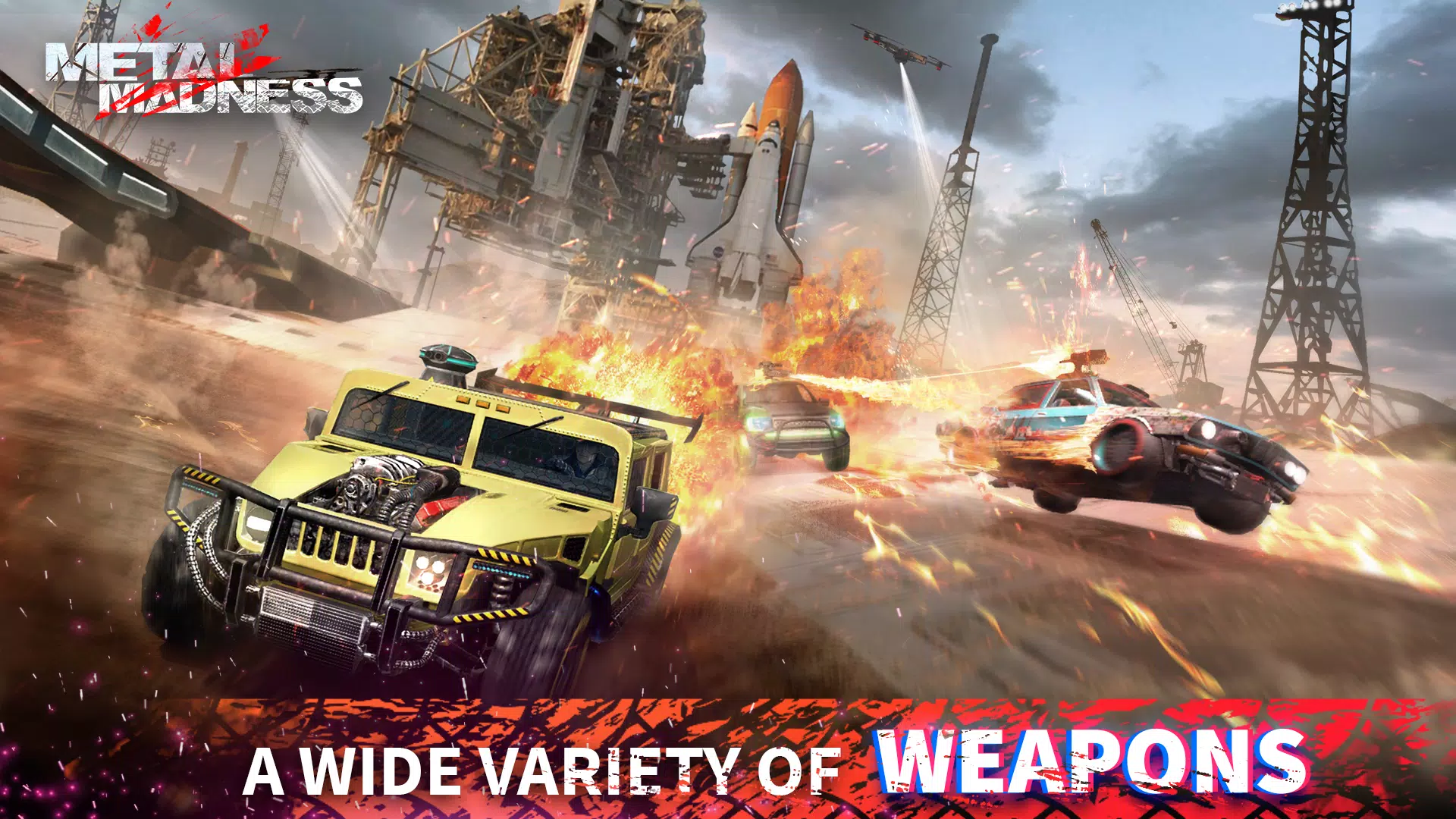 METAL MADNESS PvP: Car Shooter Tangkapan skrin 1