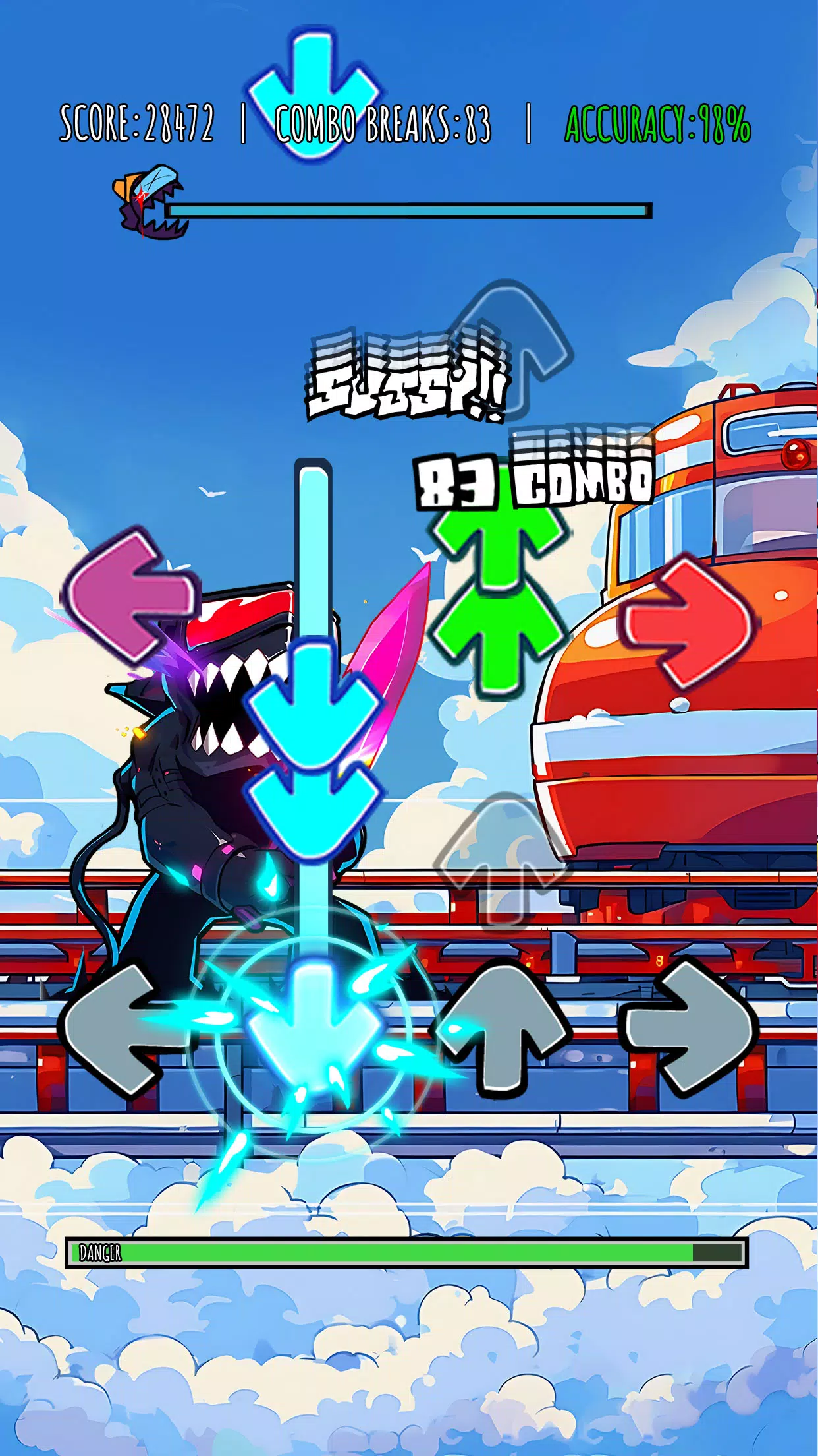 Music Rhythm Battle Night Screenshot 1