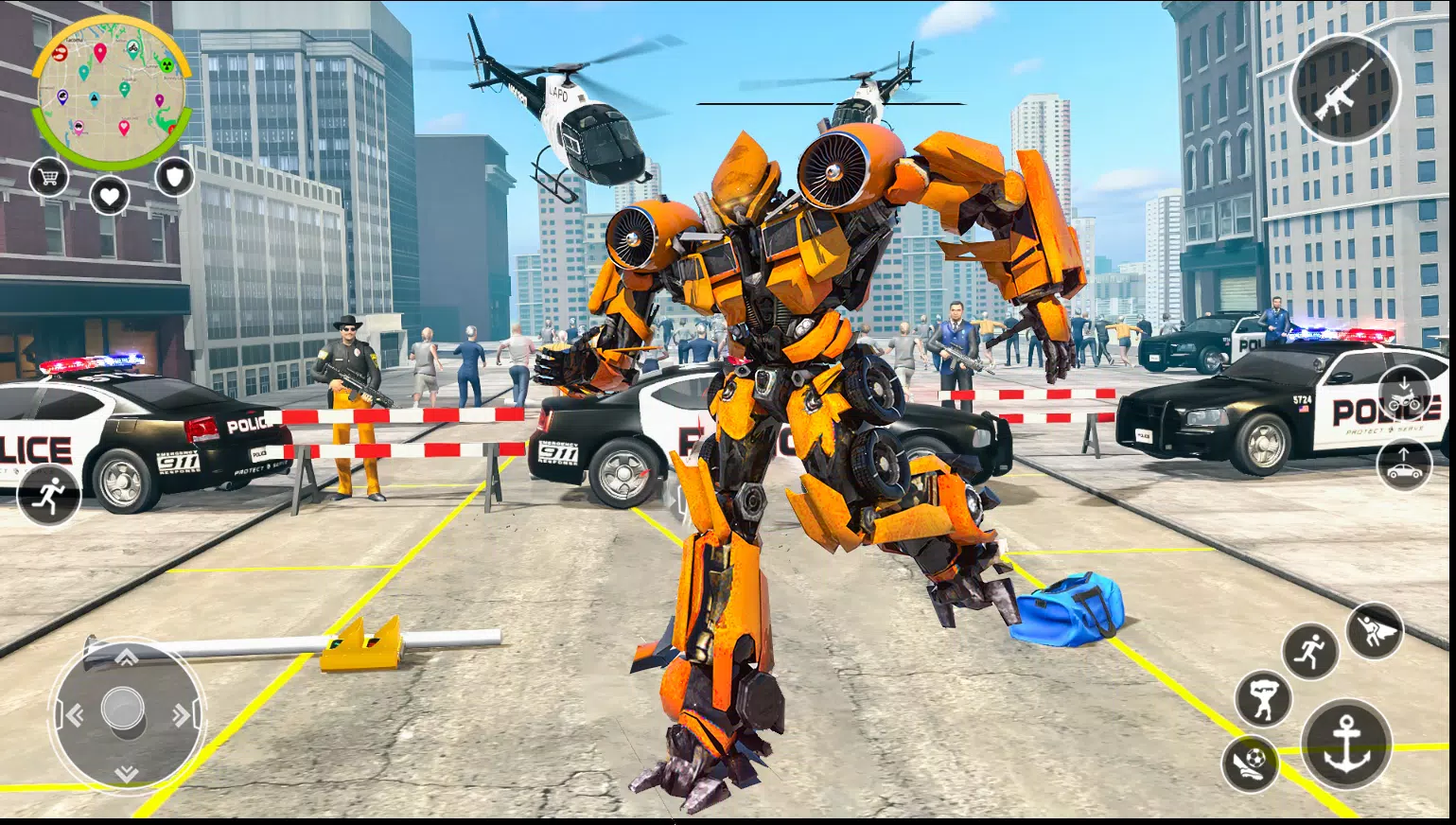 Robot Hero 3D: Robot Transform スクリーンショット 2