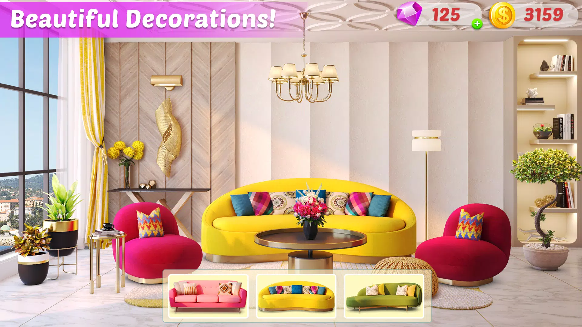 Redesign – My Home Design Game स्क्रीनशॉट 3