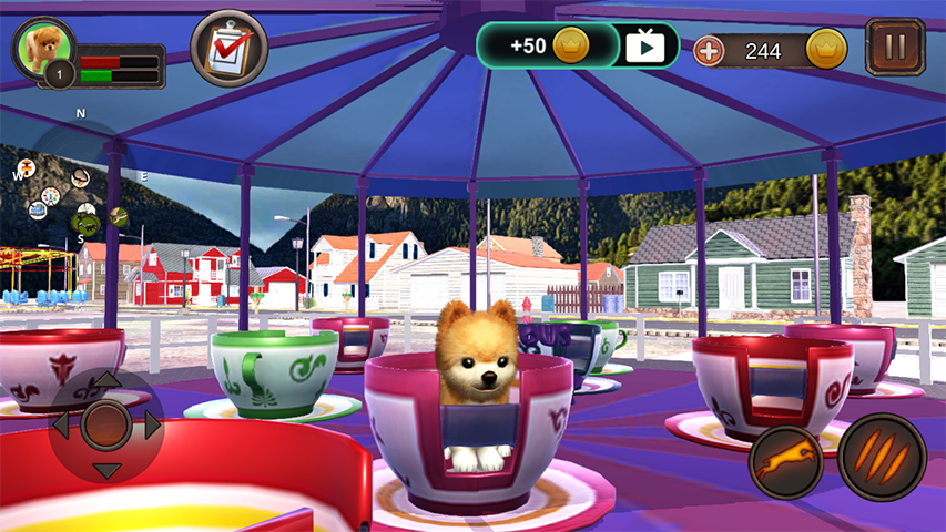 Pomeranian Dog Simulator 스크린샷 2