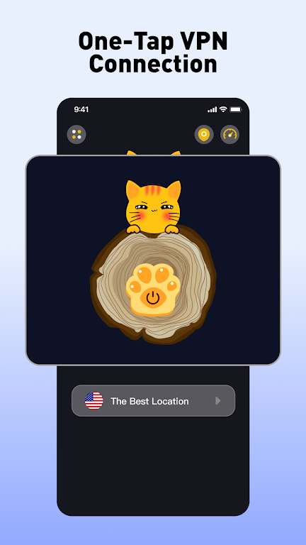 CAT Speed VPN:Fast Easy Secure Tangkapan skrin 1