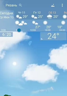 Awesome weather YoWindow live weather wallpaper 스크린샷 2