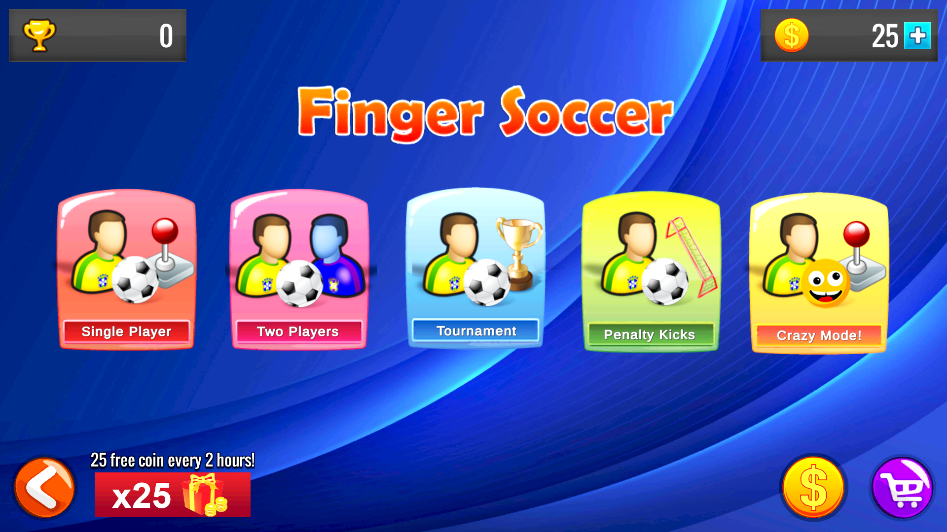 Finger Soccer ภาพหน้าจอ 1