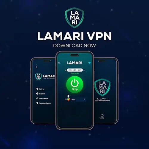 Lamari VPN - Fast & Proxy Zrzut ekranu 1