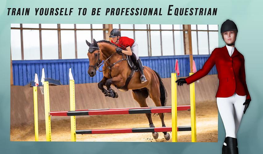 Horse Show Jump: Horse Games 스크린샷 1