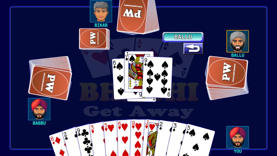 Bhabhi Card Game Captura de pantalla 3