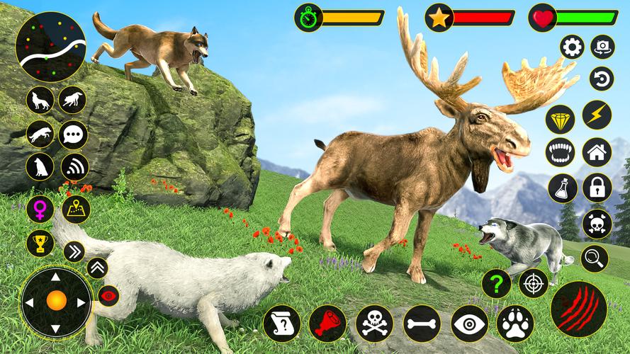 The Wolf Simulator: Wild Game Capture d'écran 3
