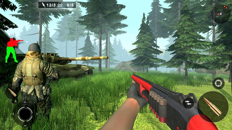 Commando Strike Offline Game Captura de pantalla 3