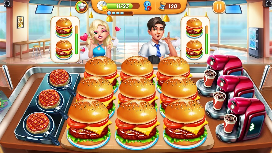 Cooking City: Restaurant Games ဖန်သားပြင်ဓာတ်ပုံ 3