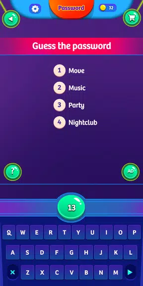 Password Game - Party Games ဖန်သားပြင်ဓာတ်ပုံ 3