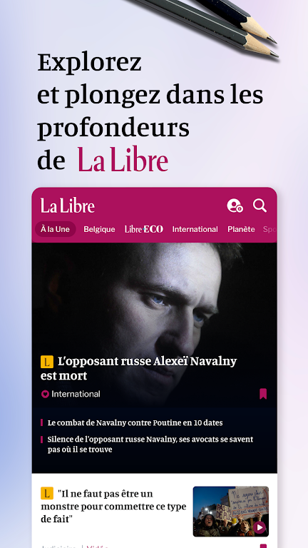 La Libre應用截圖第1張