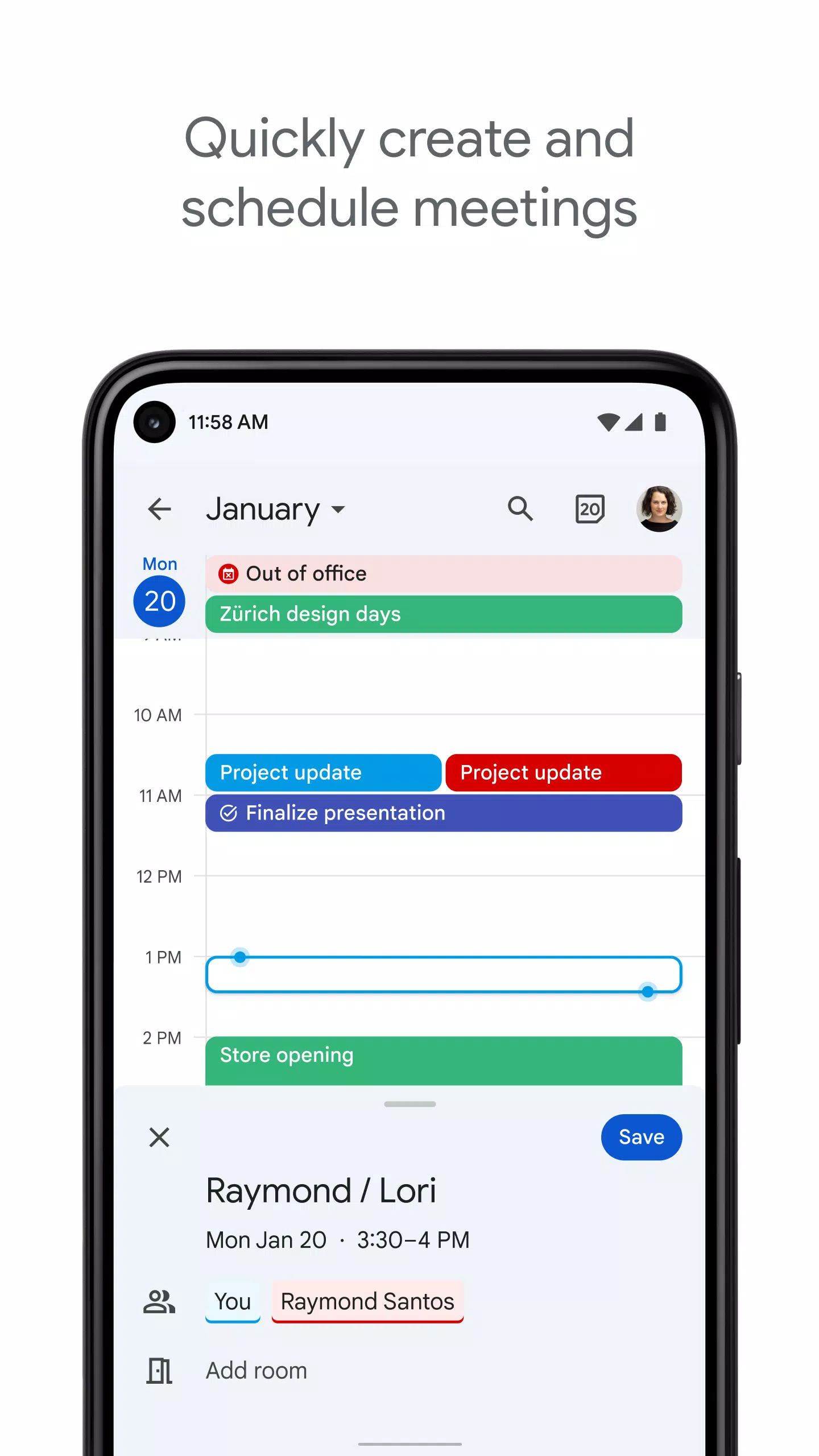 Google Calendar Ekran Görüntüsü 2