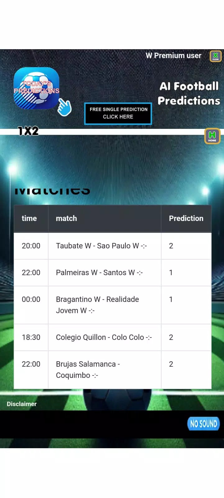 Ai football predictions应用截图第4张
