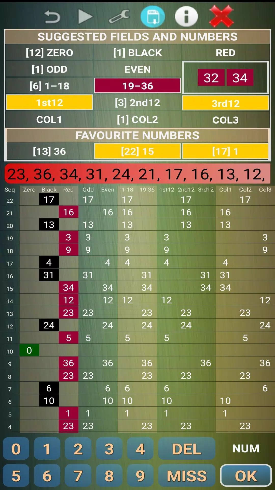 Roulette Bet Counter Predictor應用截圖第3張