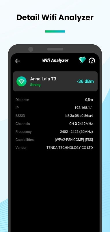 Speed Test & Wifi Analyzer Zrzut ekranu 4