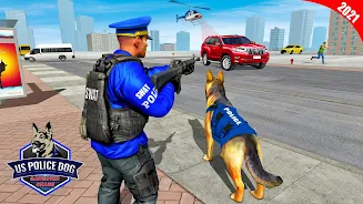 Schermata US Police Dog Crime Chase Game 3