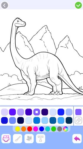 Dino Coloring スクリーンショット 3