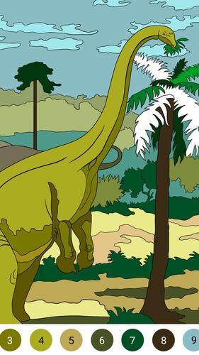 Enciclopedia de colores Dino Captura de pantalla 2