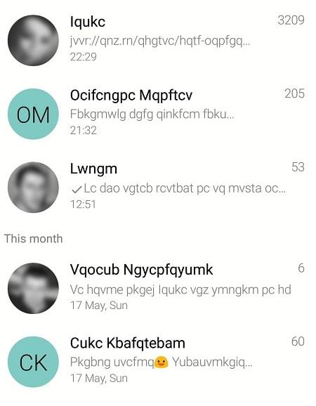 YAATA - SMS/MMS messaging Screenshot 3
