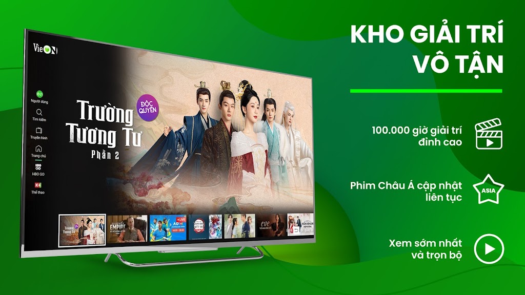 VieON for Android TV Tangkapan skrin 2