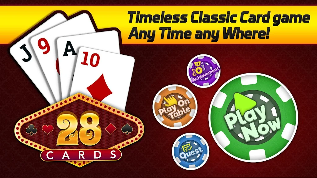 28 Card Game Captura de pantalla 1