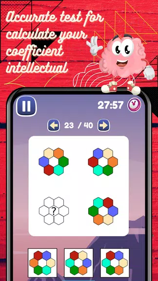 IQ Test: Logic brain training Скриншот 3