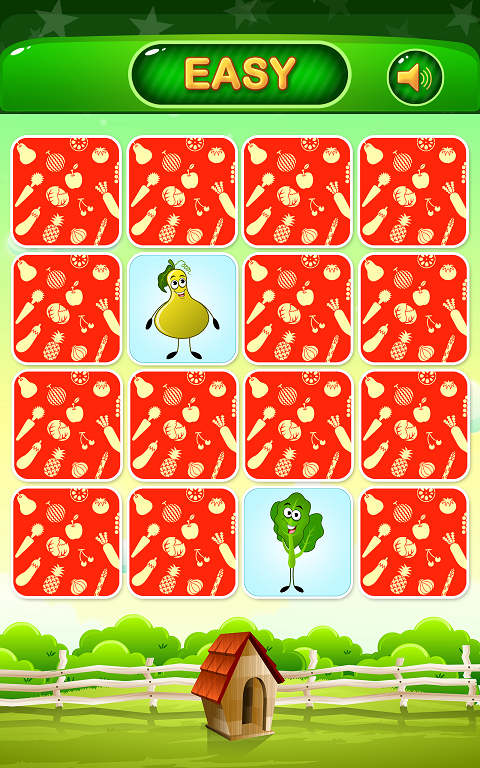 Vegetable Memory Match Game應用截圖第1張